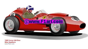 Ferrari Dino 246 1958 Mike Hawthorn