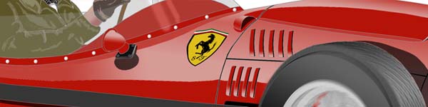 Ferrari Dino 246 1958 Mike Hawthorn close up