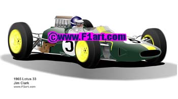 Lotus 33 1965 Jim Clark