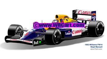 Williams FW14 1992 Nigel Mansell