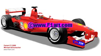 Ferrari F2000 2000 Michael Schumacher