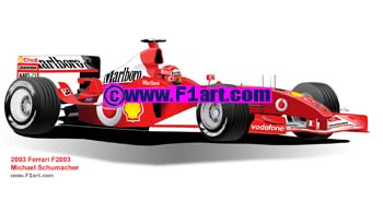 Ferrari F2003 2003 Michael Schumacher
