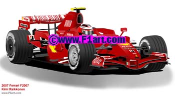 Ferrari F2007 2007 Kimi Raikkonen