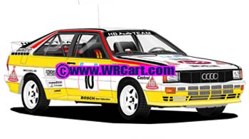 Audi Quattro A2 Acropolis Rally 1984 Stig Blomqvist
