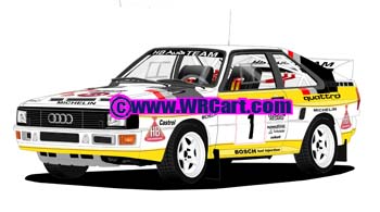 Audi Quattro SportAcropolis Rally 1985 Stig Blomqvist