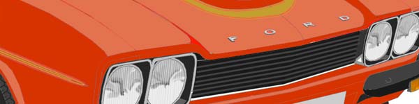 Ford Capri I RS 3100 close up