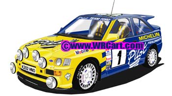 Ford Escort CosworthManx Rally 1994 Malcolm Wilson