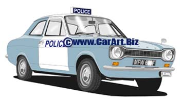 Ford Escort I  Lincolnshire police