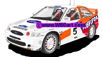 Ford Escort WRCAcropolis Rally 1997 Carlos Sainz