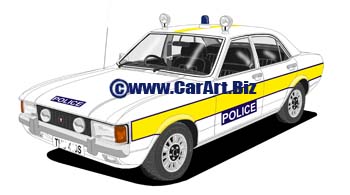 Ford Granada I  Lancashire police