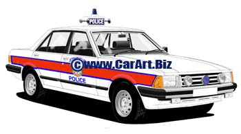 Ford Granada II  Strathclyde police