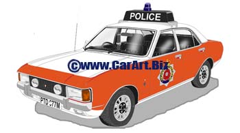 Ford Granada I  Lancashire police