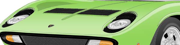 Lamborghini Miura  close up