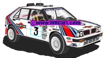 Lancia Delta HFOlympus Rally 1987 Markku Alen