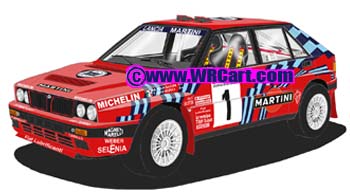 Lancia Delta IntegraleSan Remo Rally 1989 Mikki Biasion