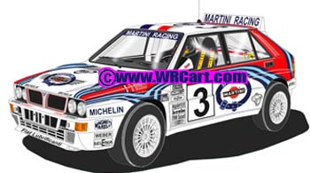 Lancia Delta SuperTour de Corse Rally 1992 Didier Auriol