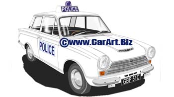Lotus Cortina  West Sussex police