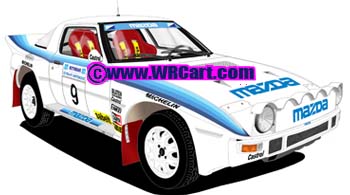 Mazda RX-7 Acropolis Rally 1985 Ingvar Carlsson
