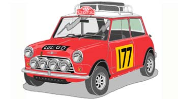 Mini Cooper (Classic) Monte Carlo Rally 1967 Rauno Aaltonen