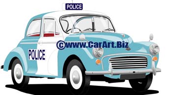 Morris Minor 1000 Metropolitan police