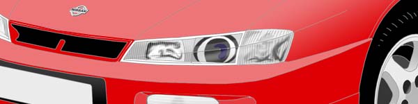 Nissan 200 SX  close up