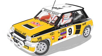 Renault 5 TurboMonte Carlo Rally 1981 Jean Ragnotti