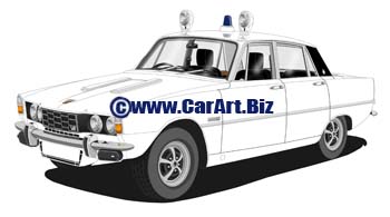 Rover P6 3500 Metropolitan police