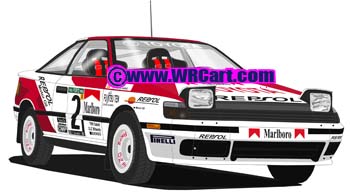 Toyota Celica ST165Portugal Rally 1990 Carlos Sainz