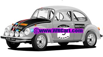 VW Beetle Elba Rally 1973 Achim Warmbold
