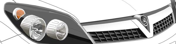 Vauxhall Astra 5  close up